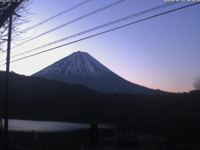 西湖からの富士山