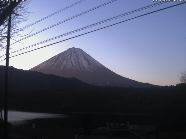 西湖からの富士山