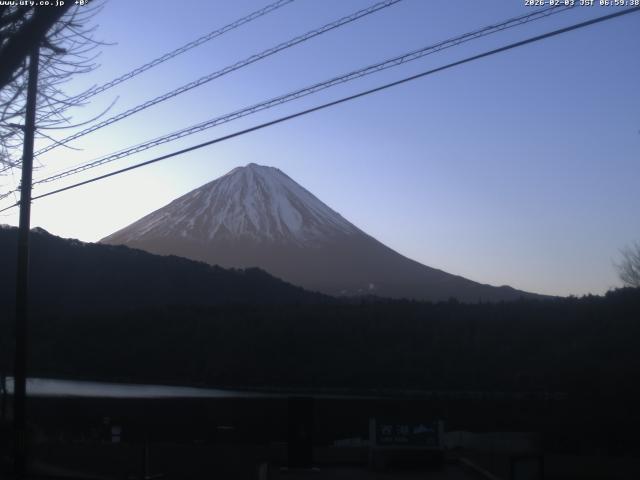 西湖からの富士山