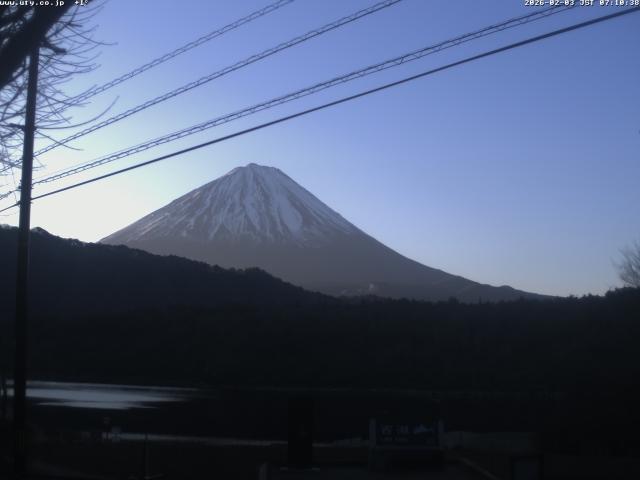 西湖からの富士山