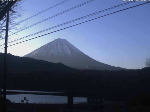 西湖からの富士山