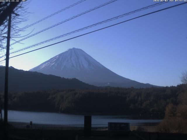 西湖からの富士山
