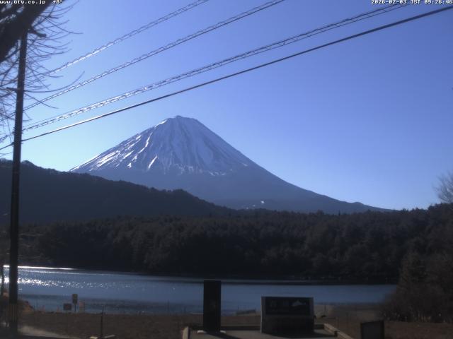 西湖からの富士山