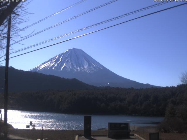 西湖からの富士山