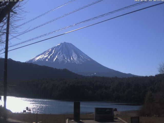 西湖からの富士山