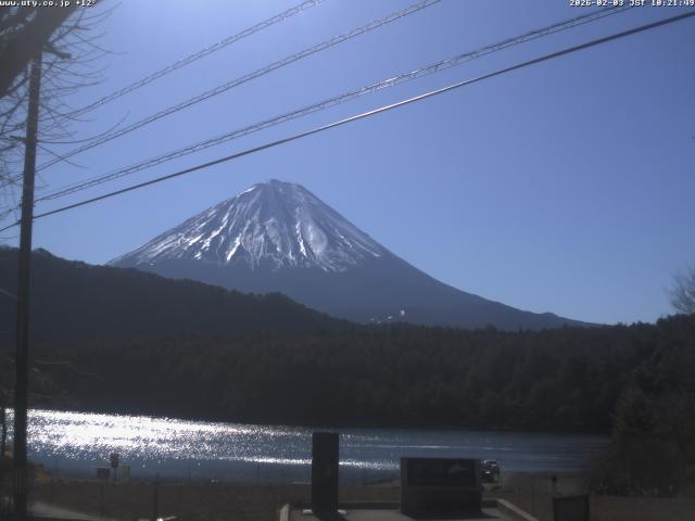西湖からの富士山