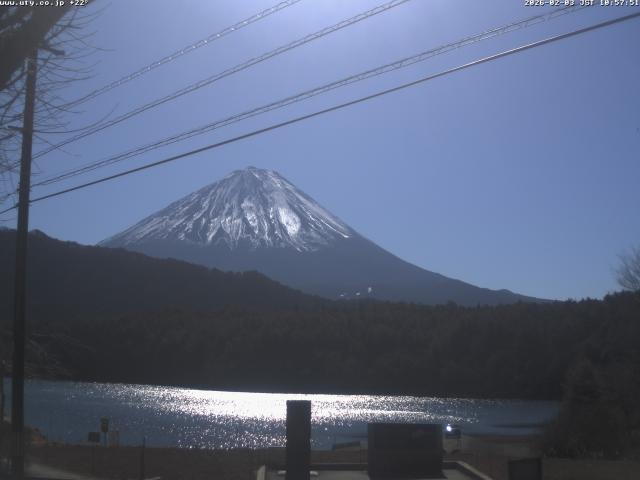 西湖からの富士山