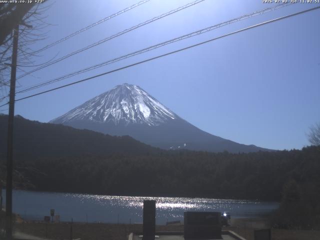 西湖からの富士山