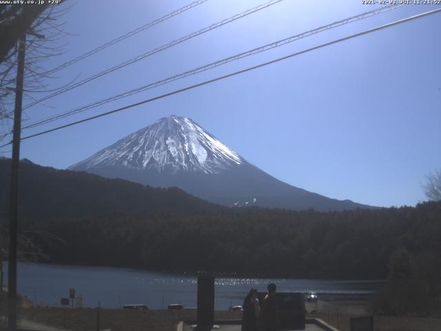 西湖からの富士山