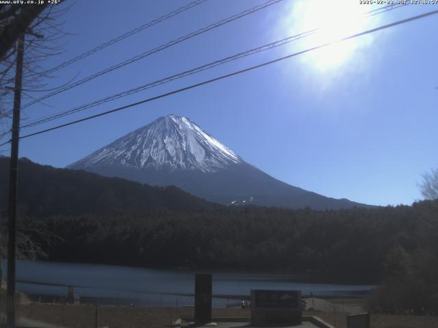 西湖からの富士山