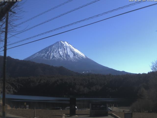 西湖からの富士山