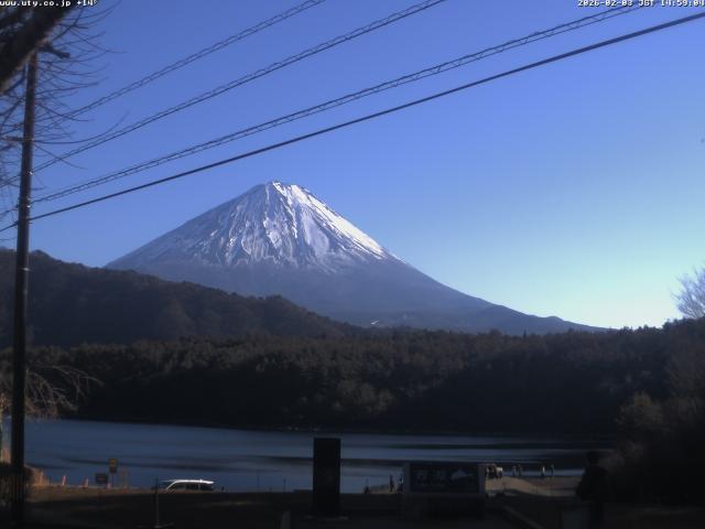 西湖からの富士山