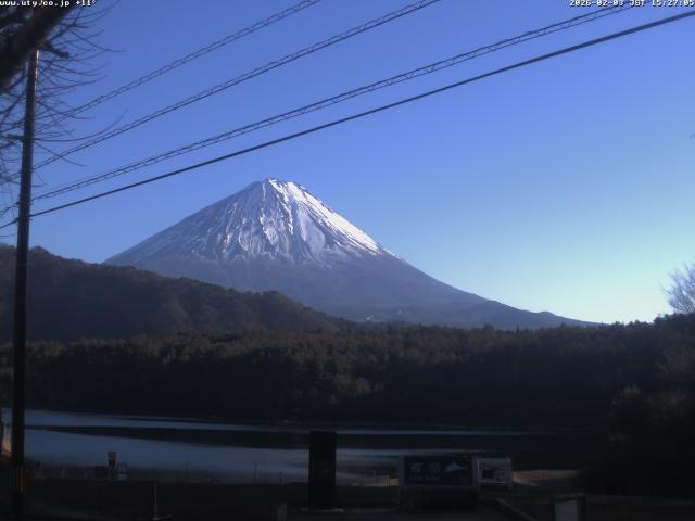 西湖からの富士山