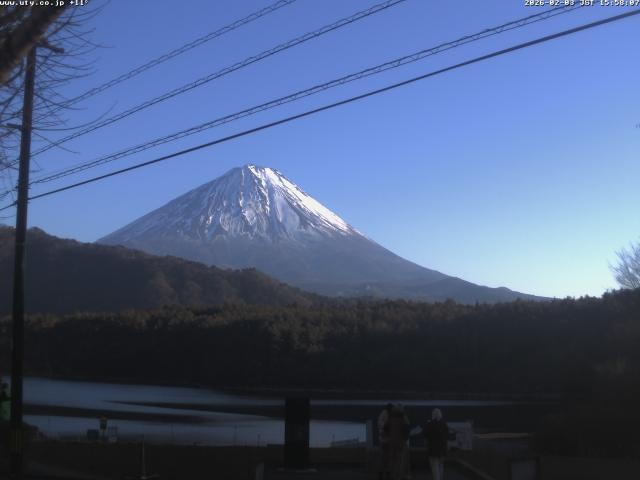 西湖からの富士山