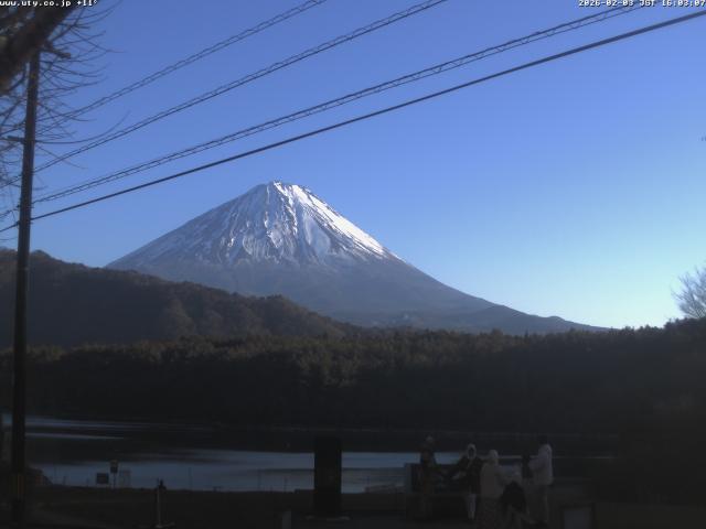 西湖からの富士山