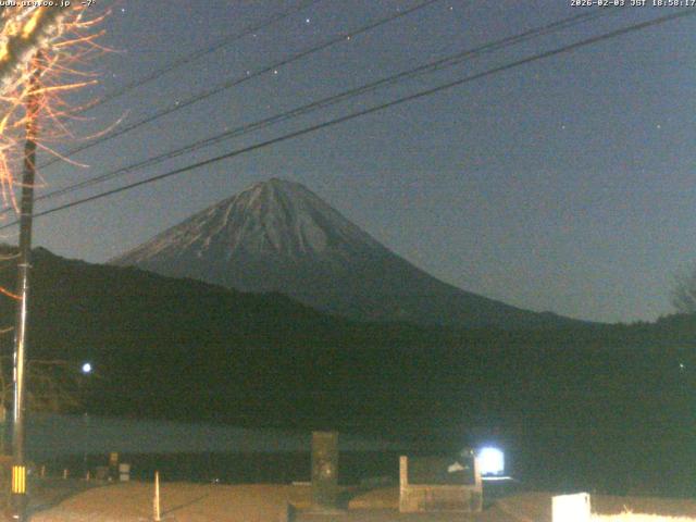 西湖からの富士山