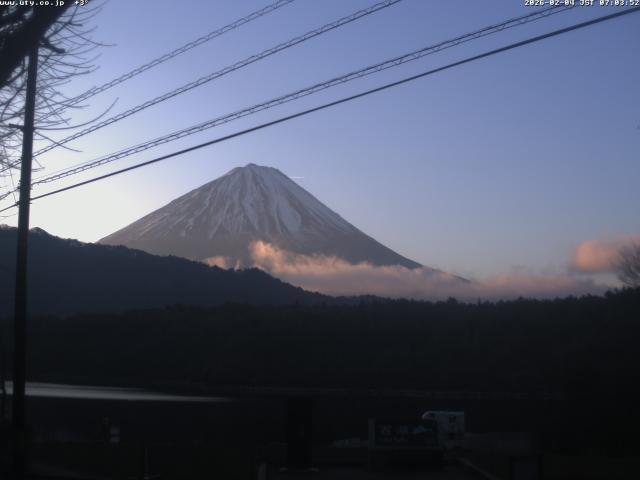 西湖からの富士山