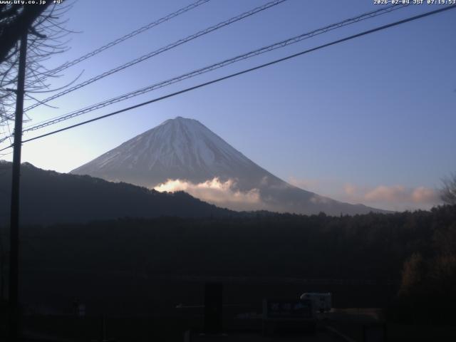 西湖からの富士山