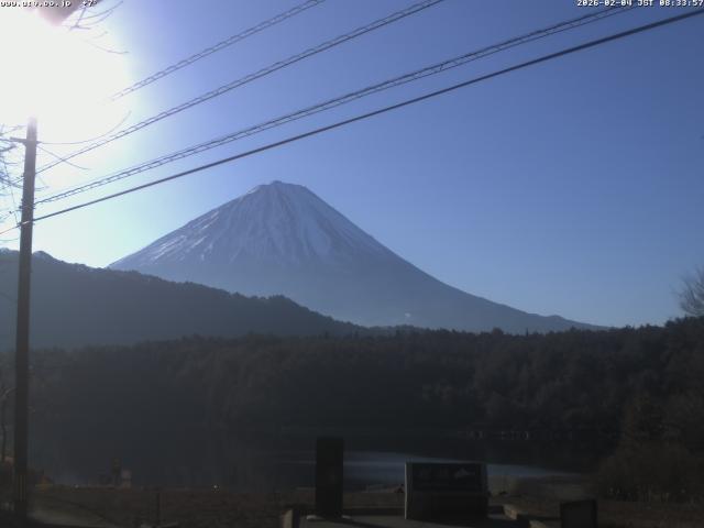 西湖からの富士山