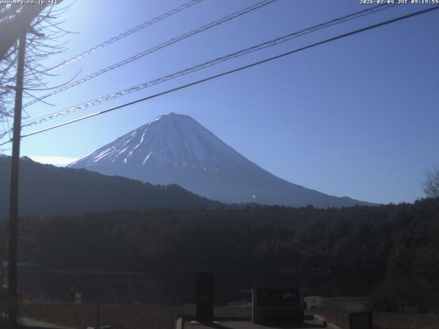 西湖からの富士山