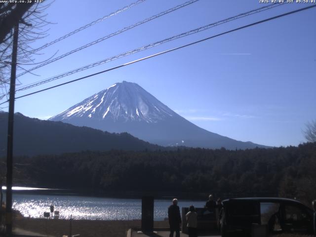 西湖からの富士山
