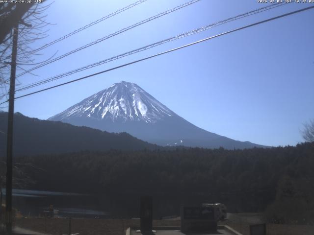 西湖からの富士山