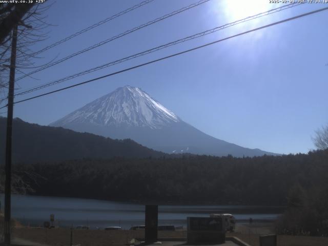西湖からの富士山