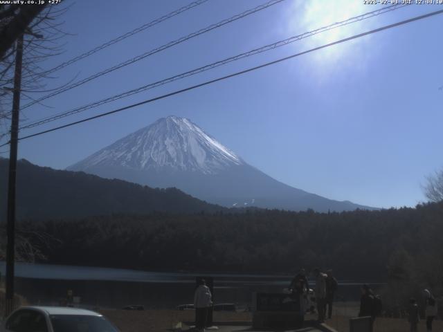 西湖からの富士山