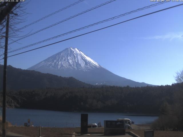 西湖からの富士山