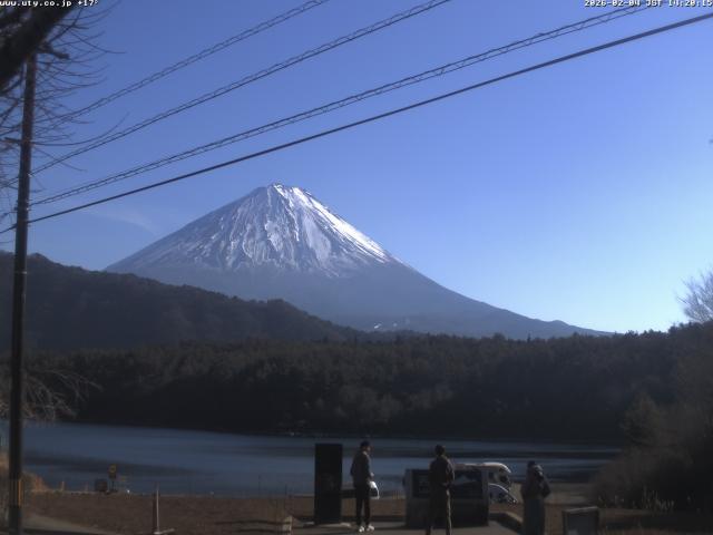 西湖からの富士山