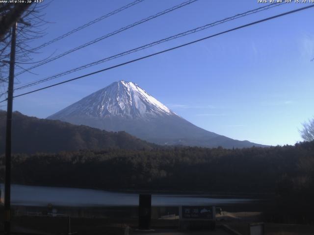 西湖からの富士山