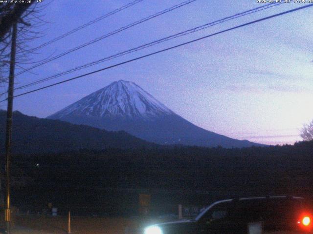 西湖からの富士山