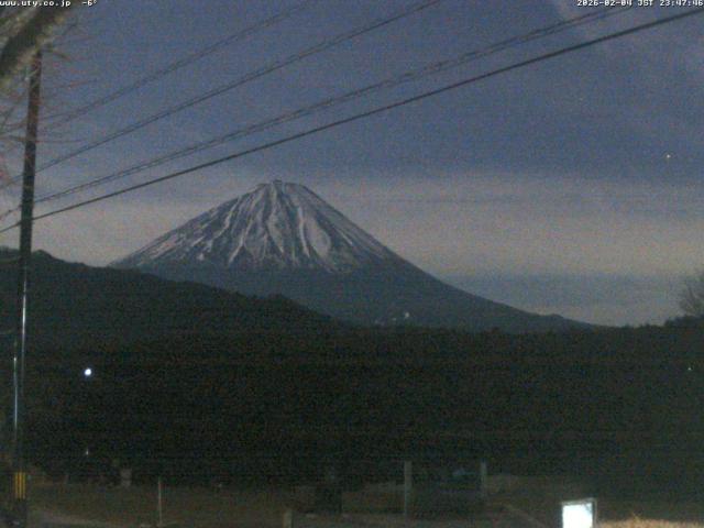 西湖からの富士山