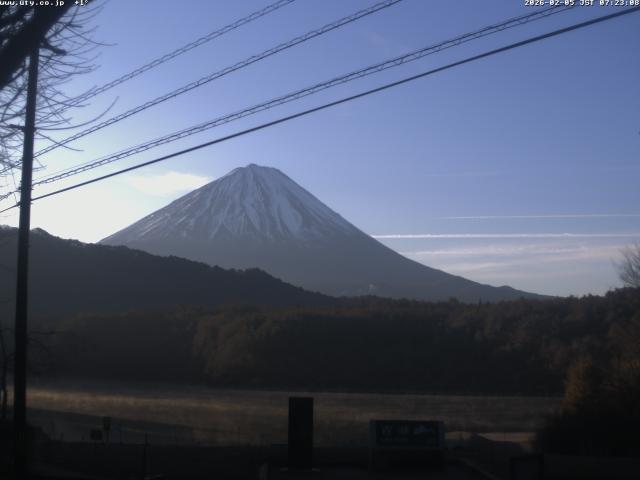西湖からの富士山