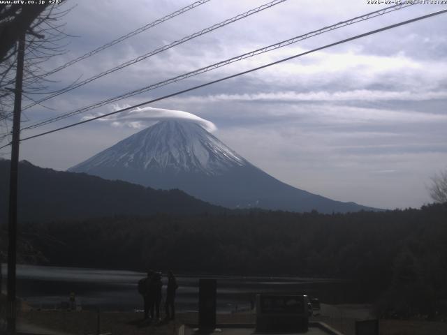 西湖からの富士山