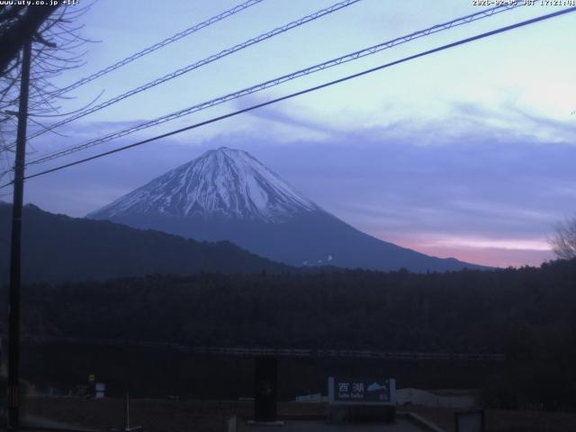 西湖からの富士山