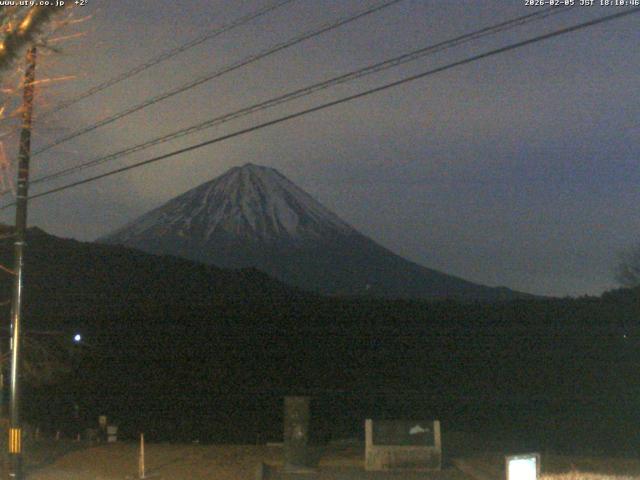 西湖からの富士山