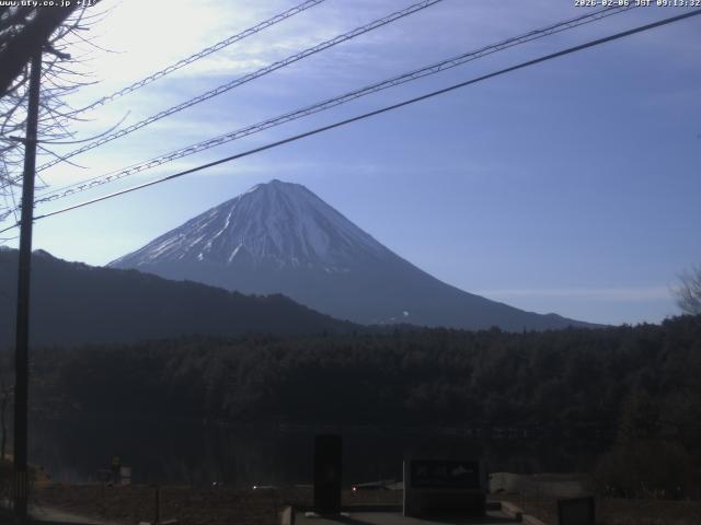 西湖からの富士山