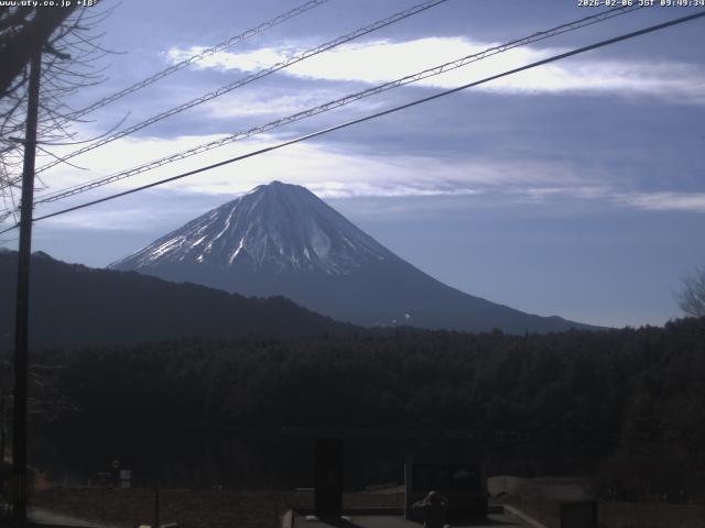 西湖からの富士山