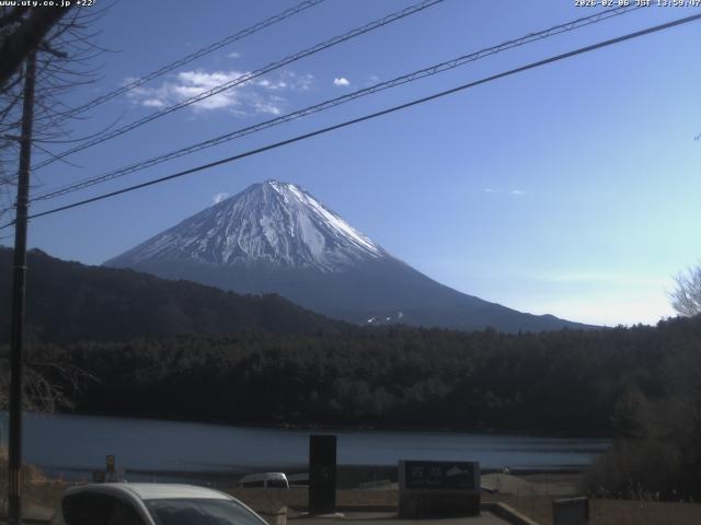 西湖からの富士山