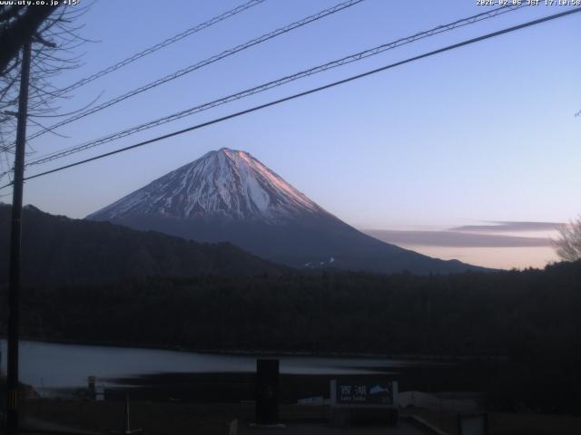 西湖からの富士山