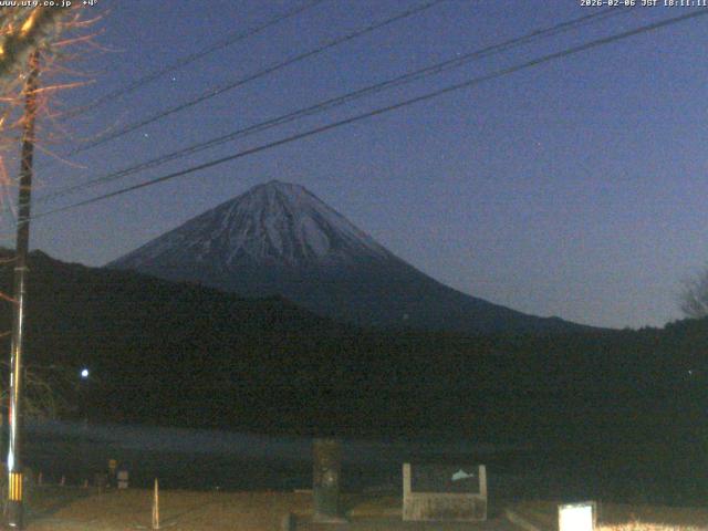 西湖からの富士山