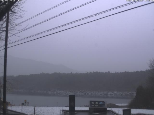 西湖からの富士山