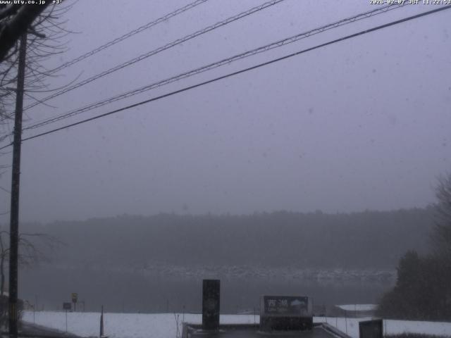 西湖からの富士山