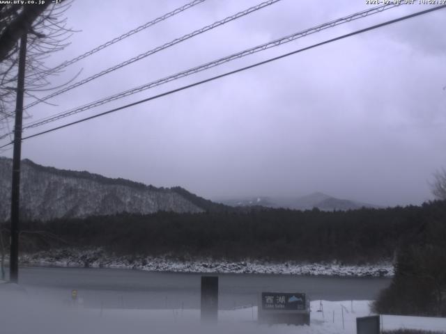 西湖からの富士山