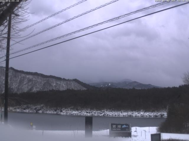 西湖からの富士山