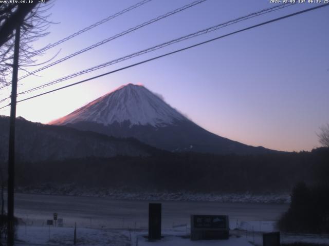 西湖からの富士山