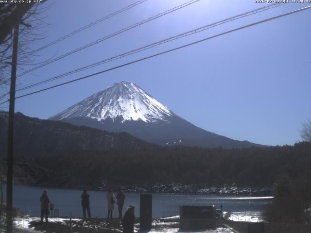 西湖からの富士山