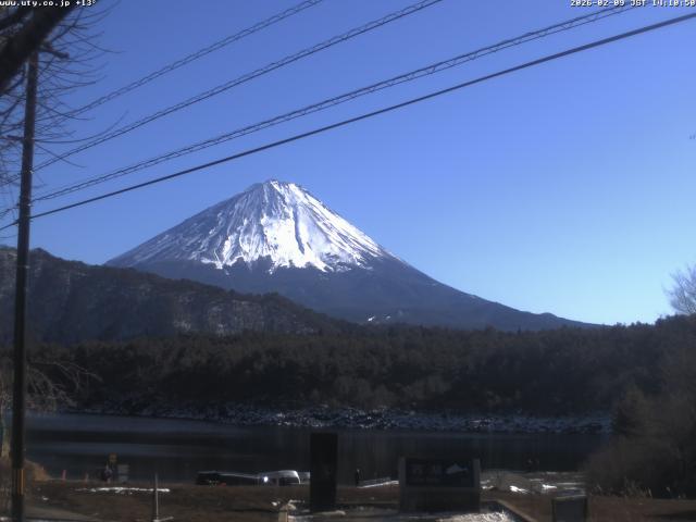 西湖からの富士山