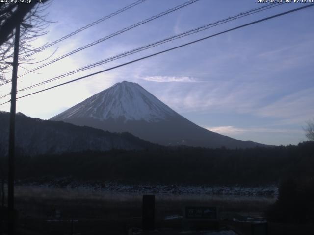 西湖からの富士山